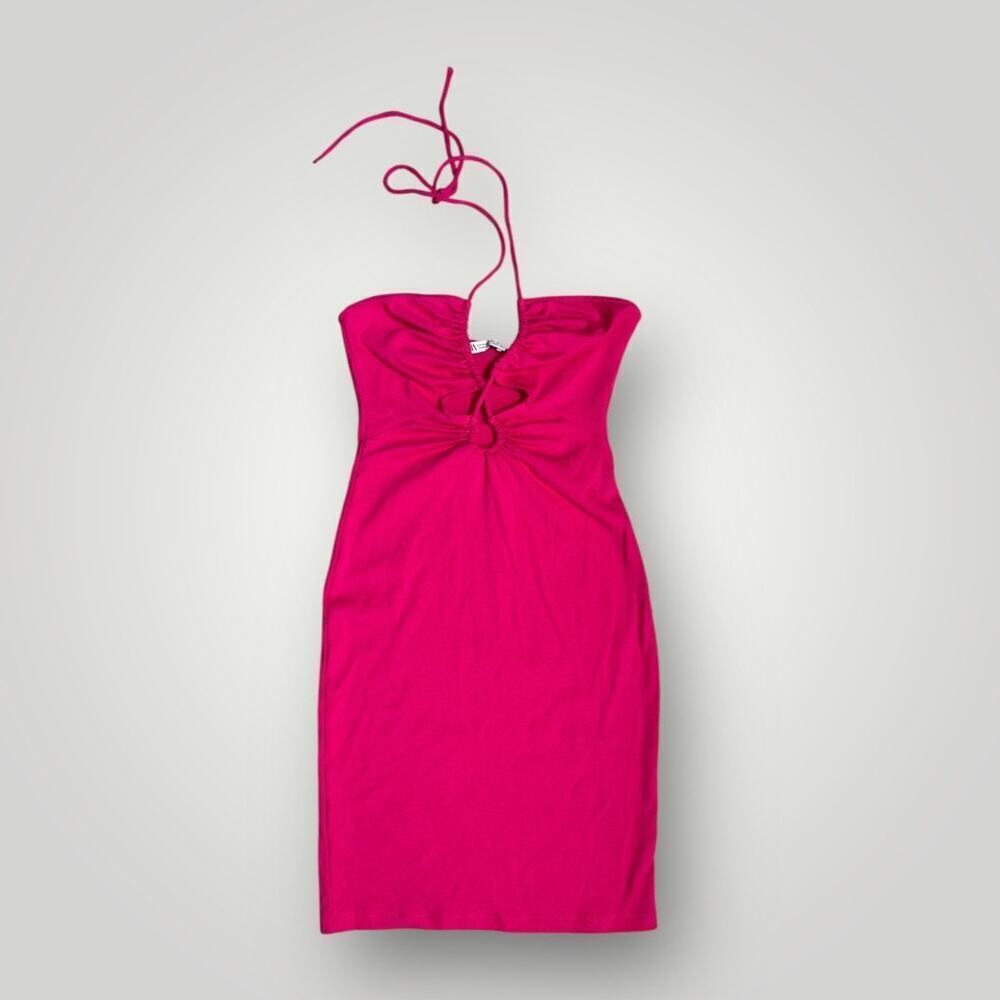 Zara Pink Cut Out Dress sz XS